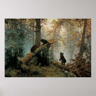 Shishkin, Ivan - Morning in a Pine Forest Poster