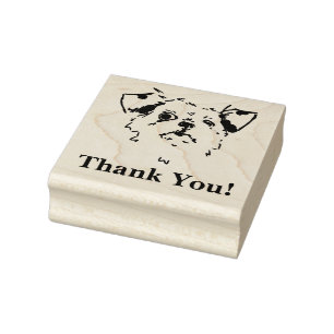 Shitzu thanks! rubber stamp