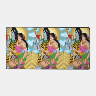 Shiv Parvati Desk Mat