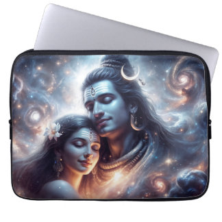 Shiva and Shakti cosmic love Laptop Sleeve