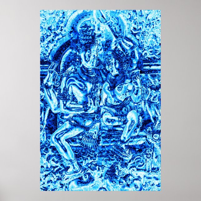 Shiva and Shakti Embrace Poster (Front)