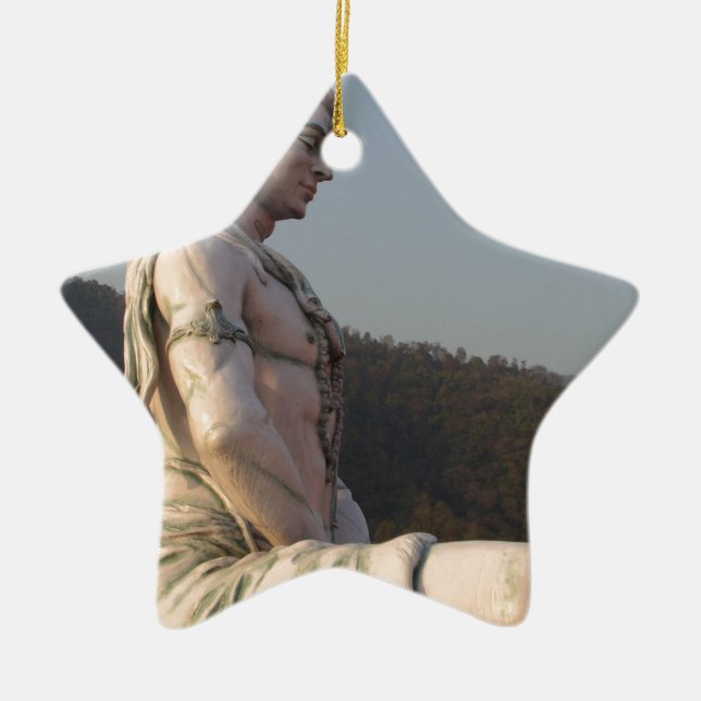 Shiva Ceramic Tree Decoration (Front)