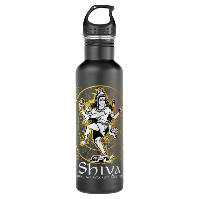 Shiva 'Creator, Maintainer, Destroyer' Hindu Gods  710 Ml Water Bottle (Front)