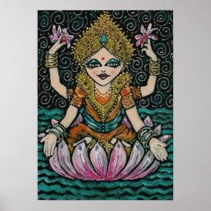 Shiva Diva **YOGA GIRL Poster