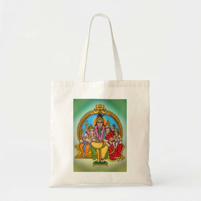 Shiva Family Tote Bag (Front)