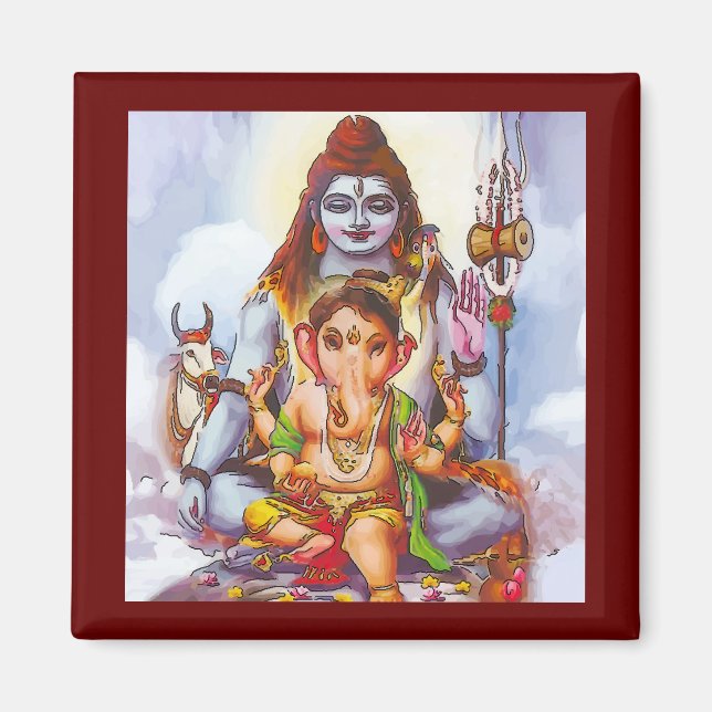 Shiva, Hindu Night Magnet (Front)