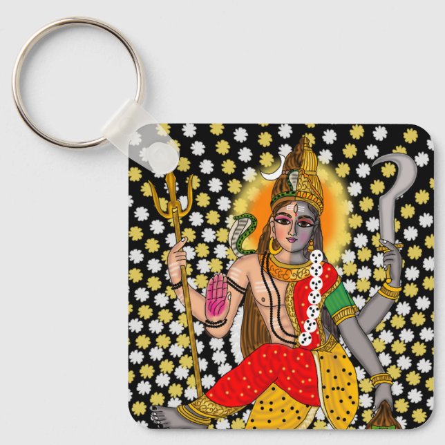 Shiva Kali Keychain (Front)