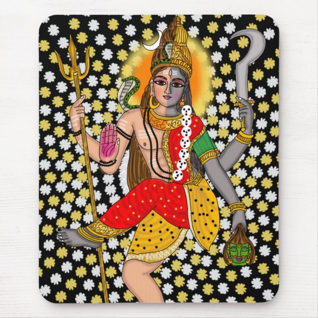 Shiva Kali Mouse Pad (Front)