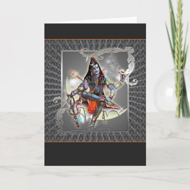 Shiva - Magic Of Grey - Card, Greeting, Note Card (Front)