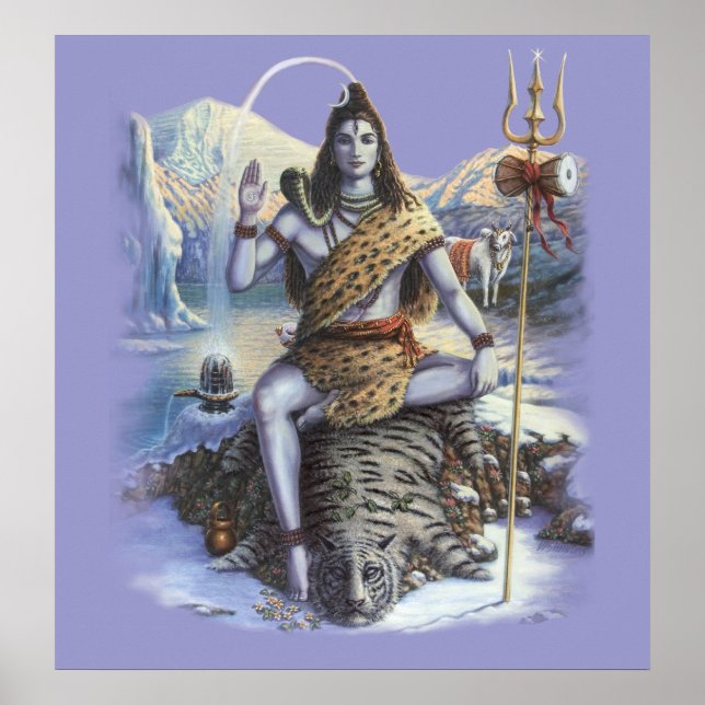 Shiva Mahadev art print (Front)