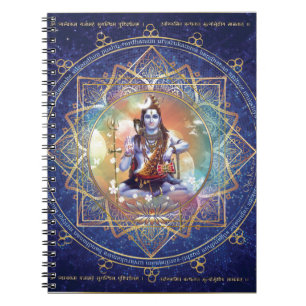 Shiva Mahamrityunjaya - Karma purifying Spiral Notebook