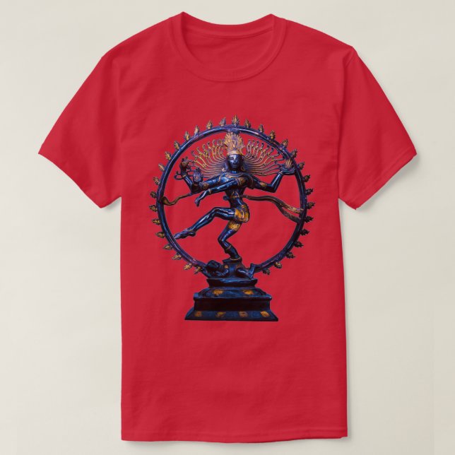 Shiva Nataraj Lord of the Cosmic Dance and Remover T-Shirt (Design Front)