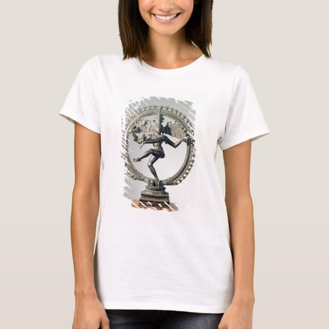 Shiva Nataraja, Tamil Nadu, Late Chola (bronze) T-Shirt (Front)