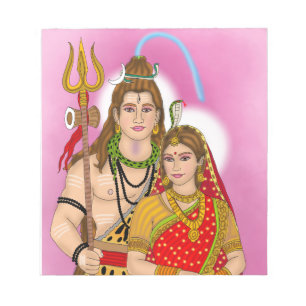 Shiva Parvati Notepad