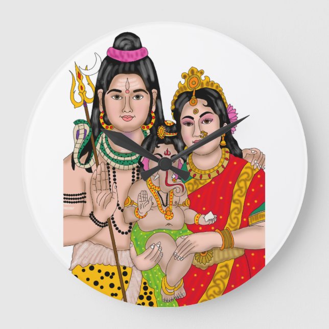 Shiva’s Family Clock (Front)