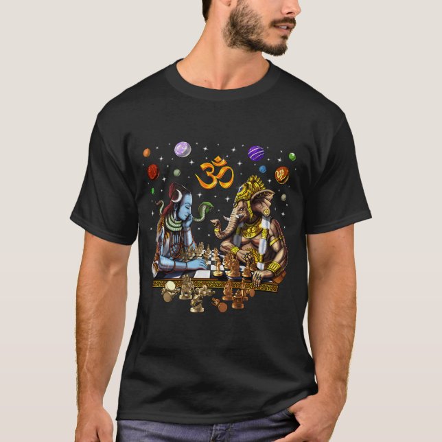 Shiva vs Ganesha T-Shirt (Front)