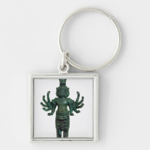 Shiva with many arms and heads, Angkor Key Ring