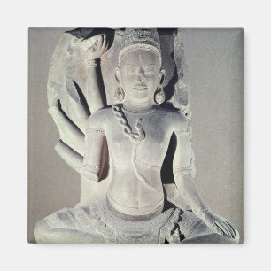 Shiva with ten arms, from Thap Banh It Temple, Magnet