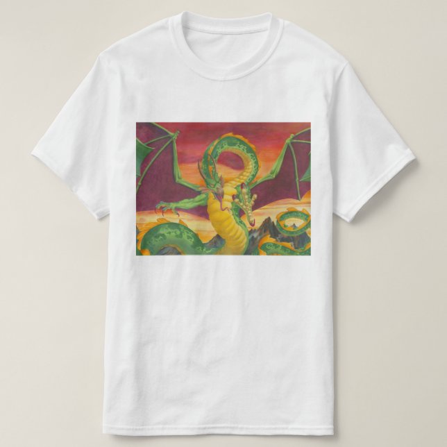 Shivan Dragon Redesign T-Shirt (Design Front)