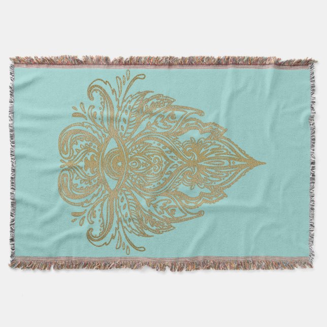 Shiva's Eye - Throw Blanket (Front)