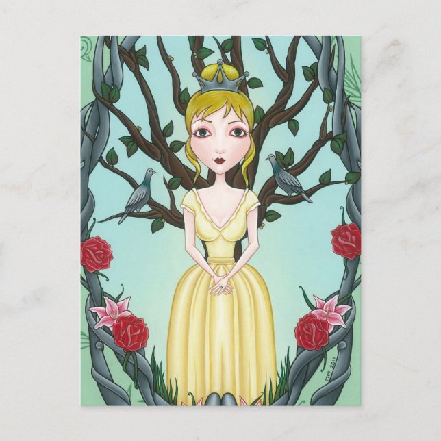 'Shiver and Quiver Little Tree' Postcard (Front)