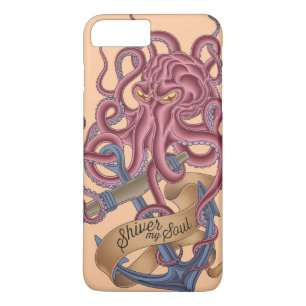 Shiver My Soul Octopus Tatto Case-Mate iPhone Case