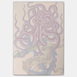 Shiver My Soul   Octopus Tatto Post-it Notes