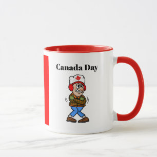 Shivering Canadian Canada Day Mug
