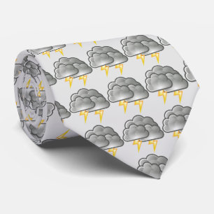 Shivering Rainy Day Clouds Thunder_Cove  Tie