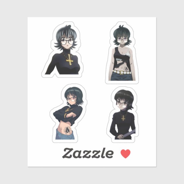 Shizuku Murazaki hunter x hunter  sticker pack (Sheet)