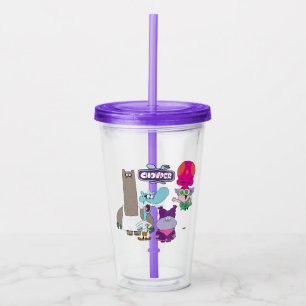 Shnitzel, Mung, Chowder, and Truffles Acrylic Tumbler
