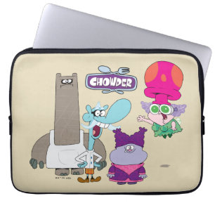 Shnitzel, Mung, Chowder, and Truffles Laptop Sleeve