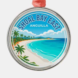 Shoal Bay East The Valley Anguilla Metal Tree Decoration