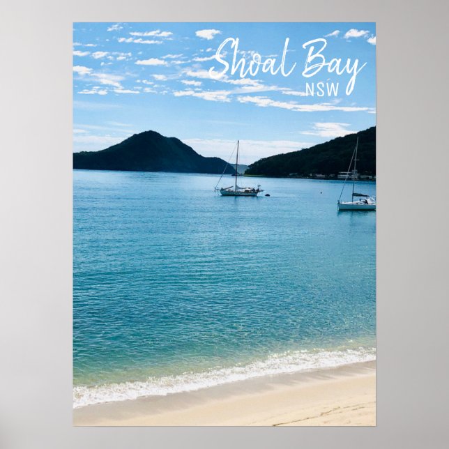 Shoal Bay Port Stephens NSW Poster (Front)