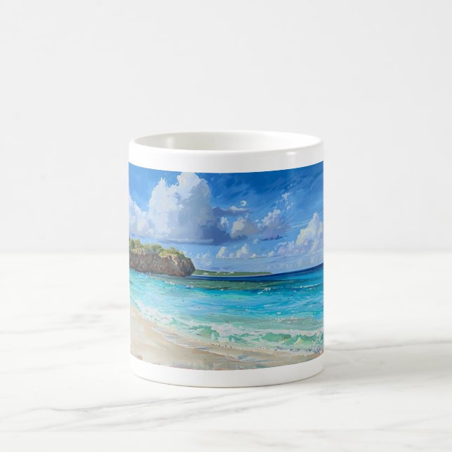 Shoal Beah, Anguilla Coffee Mug (Center)