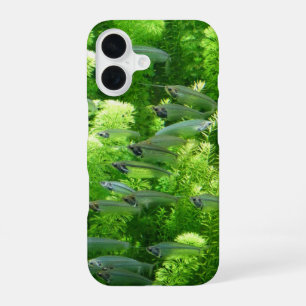 Shoal of Transparent Silver Fish iPhone 16 Case