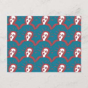 Shock and Awe-some - Funny Wow Faces Cartoon Postcard