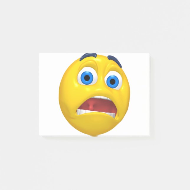 Shocked Emoji Design Post-it Notes (Front)