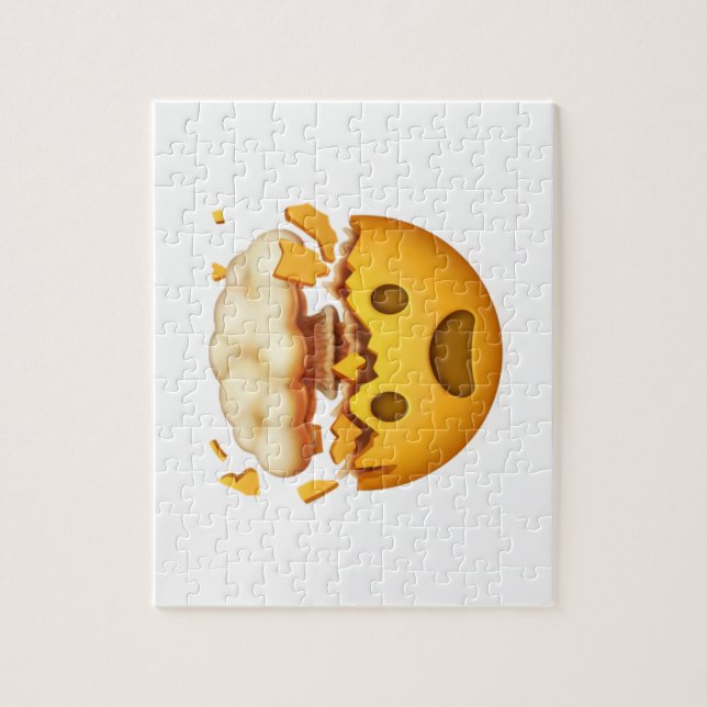 Shocked Face With Exploding Head - Emoji Jigsaw Puzzle (Vertical)
