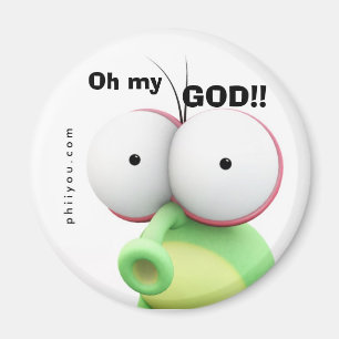 Shocked "Oh my GOD!!" Magnet
