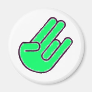 Shocker Hand Symbol Magnet