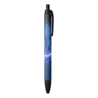 Shocking Lightning Strike Black Ink Pen