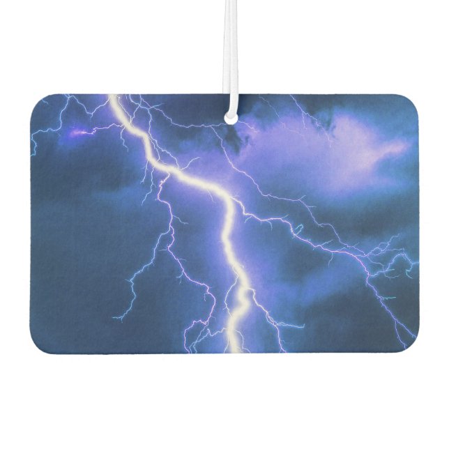 Shocking Lightning Strike Car Air Freshener (Front)