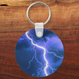 Shocking Lightning Strike Key Ring