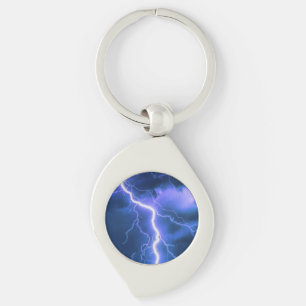Shocking Lightning Strike Key Ring