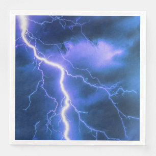 Shocking Lightning Strike Napkin