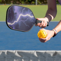 Shocking Lightning Strike Pickleball Paddle