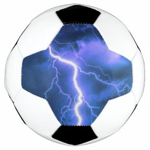 Shocking Lightning Strike Soccer Ball
