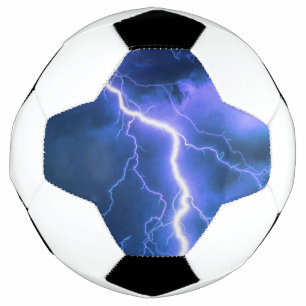 Shocking Lightning Strike Soccer Ball