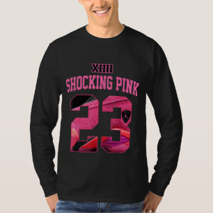 Shocking Pink 14s Tee Number 23 Drip Shoes 14 Shoc